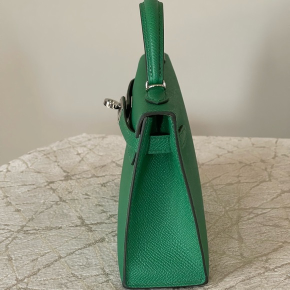 BNIB full set Kelly II mini sellier cactus with palladium hardware. - Picture 4 of 6